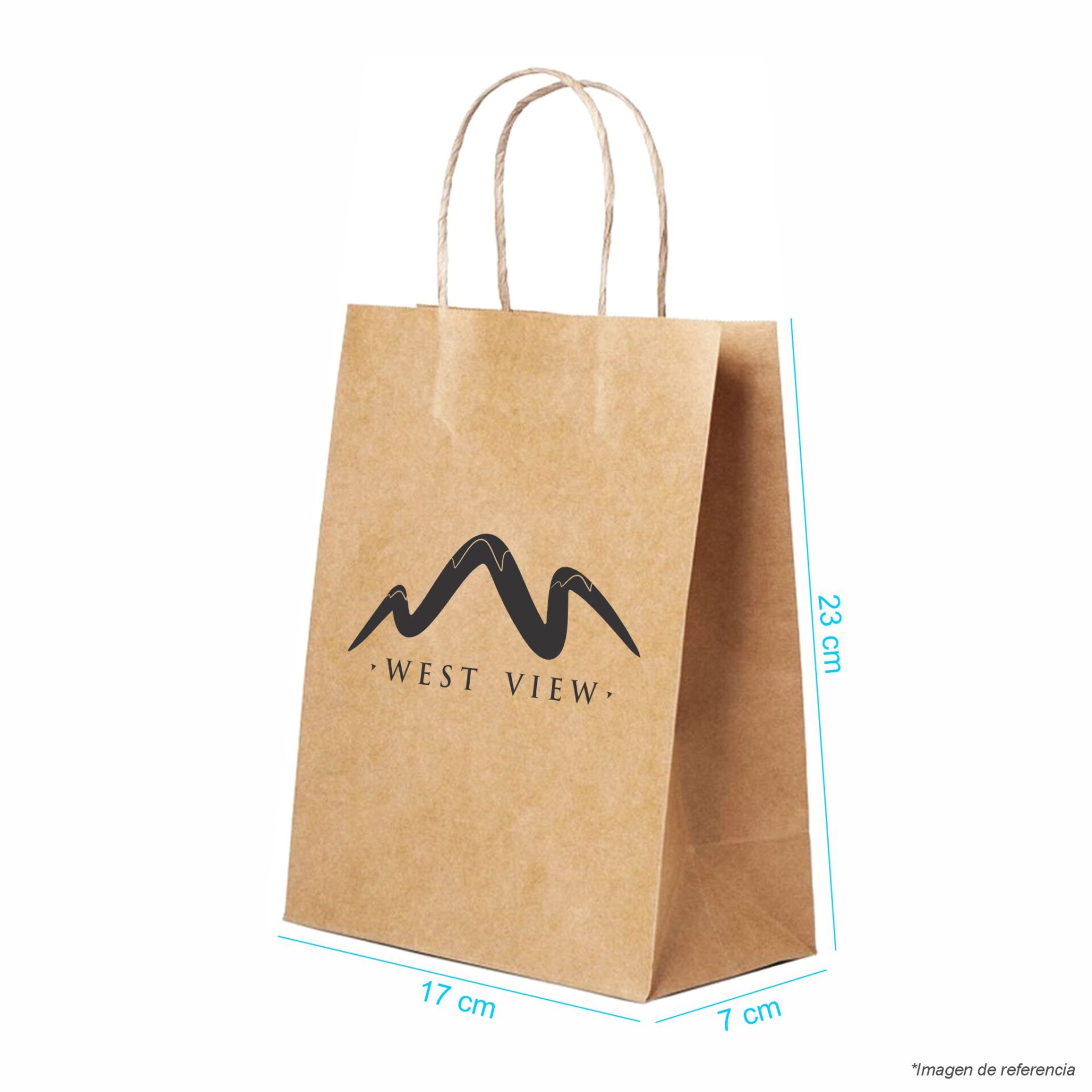 Bolsa Papel Kraf 20x50